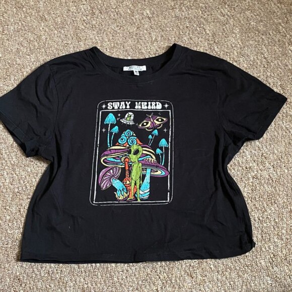 Graphic crop top - Picture 1 of 3